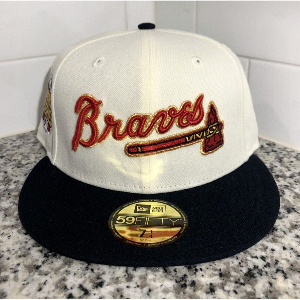 New Era Atlanta Braves 59FIFTY HAT CLUB 2021 Word Series Fitted Hat Size 7 1/4